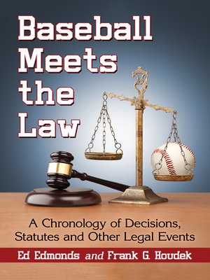 cover image of Baseball Meets the Law